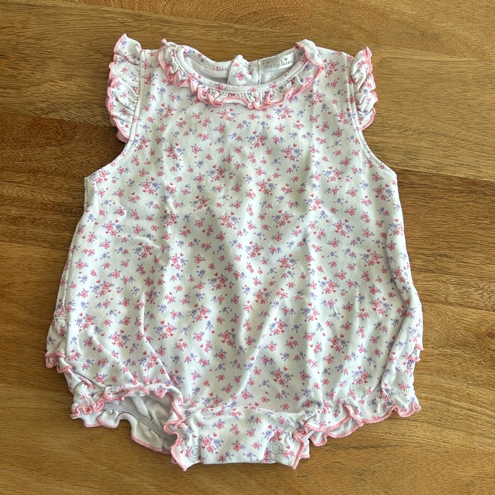 Kissy Kissy 3-6M floral onesie